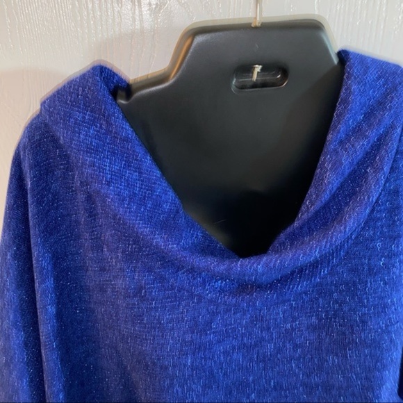 Royal Blue Beautiful Sparkle Sweater in 3XL - Picture 4 of 4